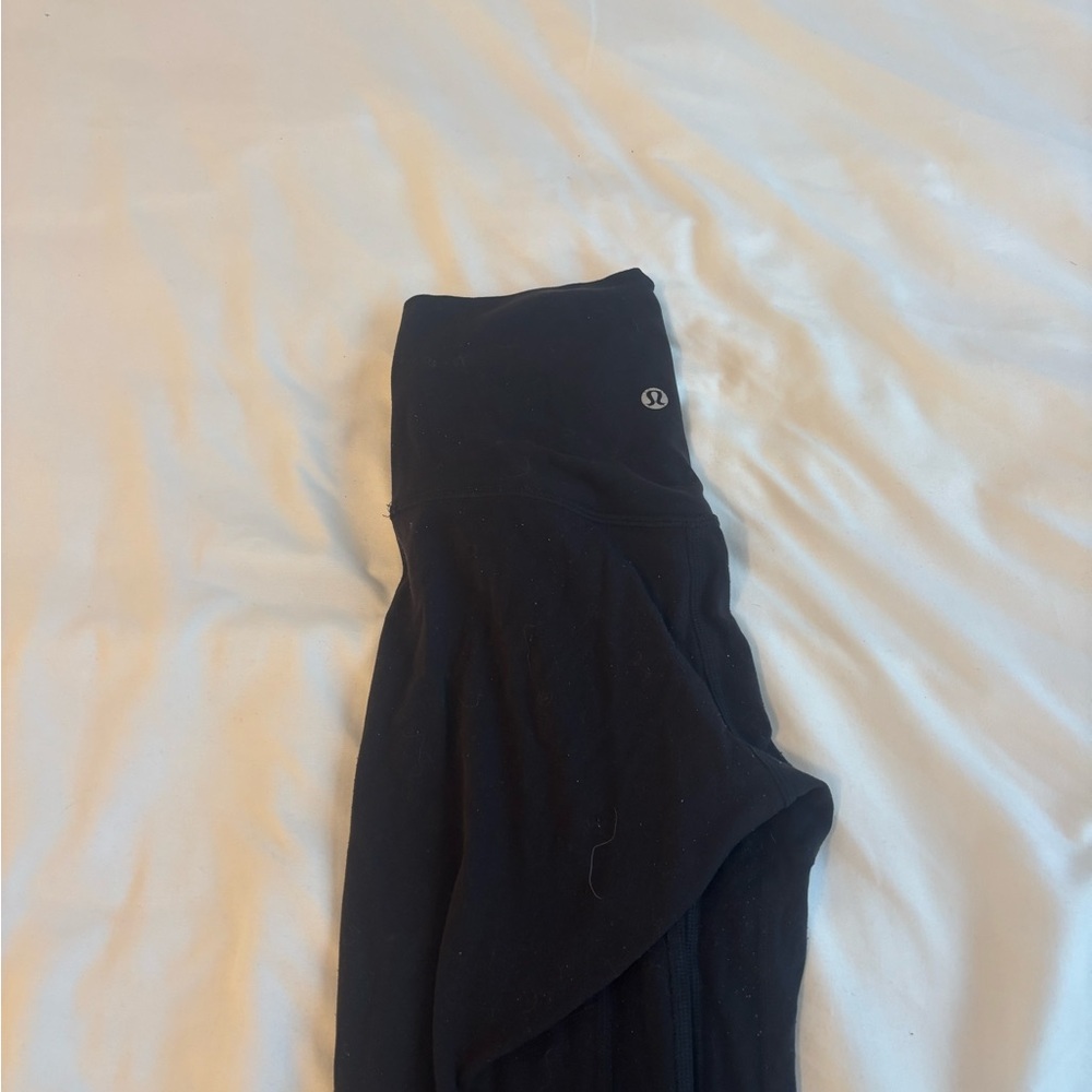 Lulu black leggings size 2
